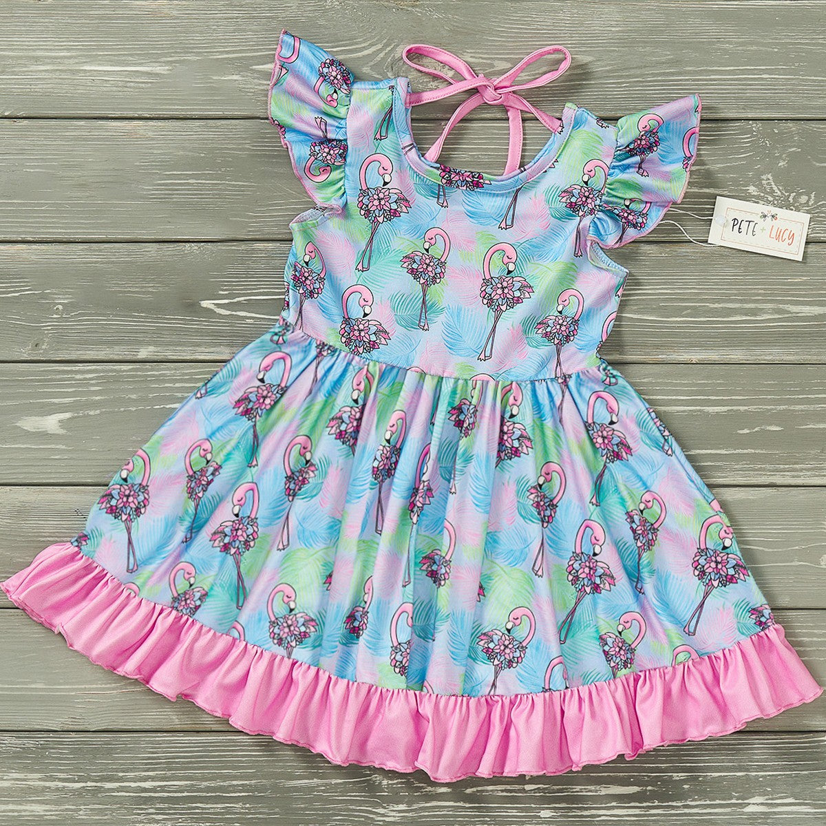 Flowery Flamingo - Dress